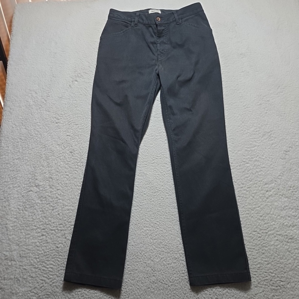 Taylor Stitch Camp Pant Black Boss Duck Canvas 31x30 Charcoal Thick Durable